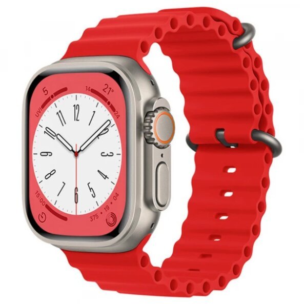 Curea Techsuit W038 pentru Apple Watch 42mm / 41mm / 40mm / 38mm Series, Rosie