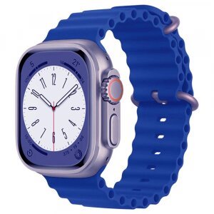 Curea Techsuit W038 pentru Apple Watch 49mm / 46mm / 45mm / 44mm / 42mm Series, Albastra