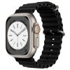 Curea Techsuit W038 pentru Apple Watch 49mm / 46mm / 45mm / 44mm / 42mm Series, Neagra