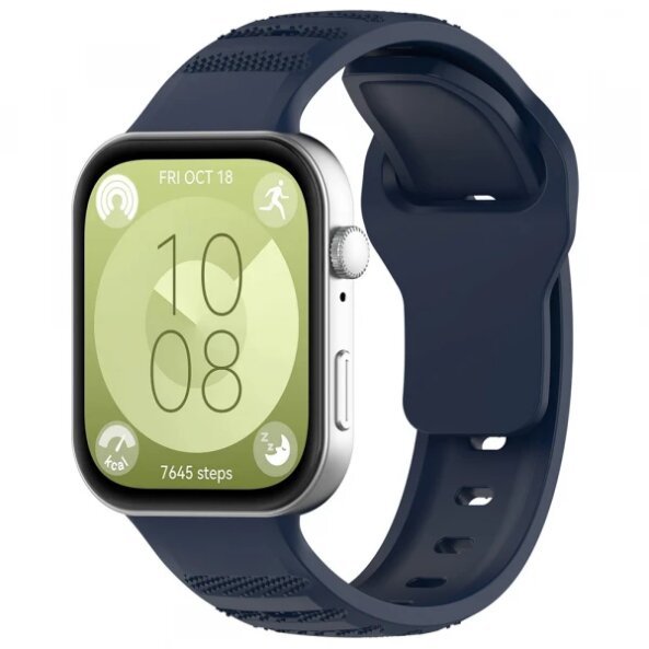 Curea Techsuit W050 pentru Huawei Watch Fit 4 Pro / Watch Fit 4 / Watch Fit 3, Albastra