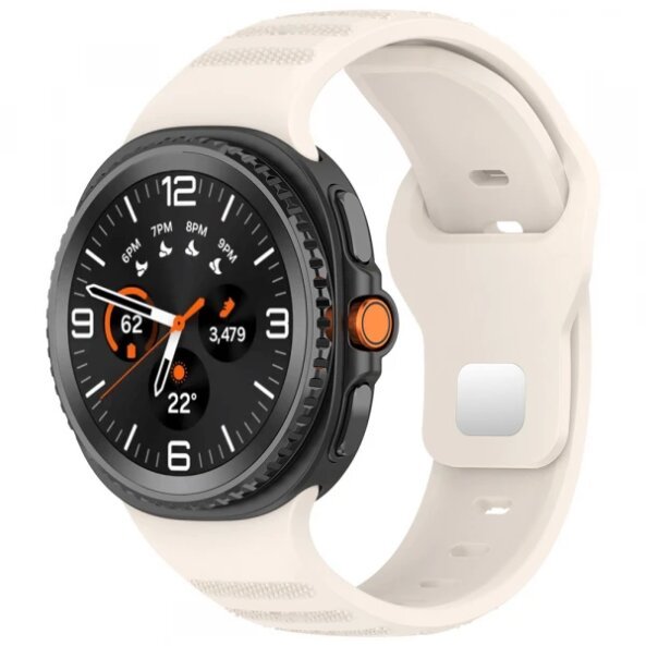 Curea Techsuit W050 pentru Samsung Galaxy Watch 8 Classic / Watch8 44mm / Watch 8 40mm, Bej