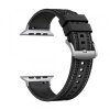 Curea Techsuit W051 pentru Apple Watch 42mm / 41mm / 40mm / 38mm Series, Neagra