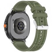 Curea Techsuit W051 pentru Samsung Galaxy Watch 8 Classic / Watch8 44mm / Watch 8 40mm, Verde