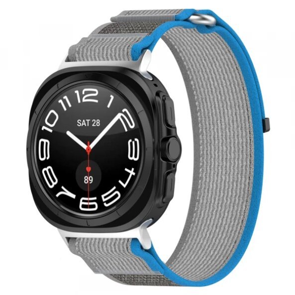 Curea Techsuit W054 pentru Samsung Galaxy Watch Ultra, Albastra Gri
