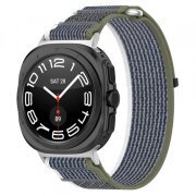 Curea Techsuit W054 pentru Samsung Galaxy Watch Ultra, Verde Gri