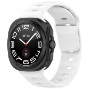 Curea Techsuit W055 pentru Samsung Galaxy Watch Ultra, Alba