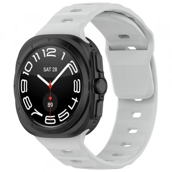 Curea Techsuit W055 pentru Samsung Galaxy Watch Ultra, Gri