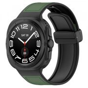Curea Techsuit W056 pentru Samsung Galaxy Watch Ultra, Verde