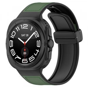 Curea Techsuit W056 pentru Samsung Galaxy Watch Ultra, Verde
