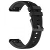 Curea Techsuit W058 pentru Garmin Watch Fenix / Forerunner Series, 22mm, Neagra