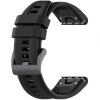 Curea Techsuit W060 pentru Garmin Watch Fenix / Forerunner Series, 22mm, Neagra