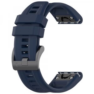 Curea Techsuit W060 pentru Garmin Watch Fenix Series, 26mm, Bleumarin