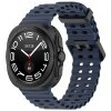 Curea Techsuit W062 pentru Samsung Galaxy Watch Ultra, Bleumarin