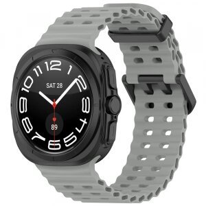 Curea Techsuit W062 pentru Samsung Galaxy Watch Ultra, Gri