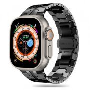 Curea Techsuit W063 pentru Apple Watch 49mm / 46mm / 45mm / 44mm / 42mm Series, Neagra