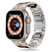 Curea Techsuit W063 pentru Apple Watch 49mm / 46mm / 45mm / 44mm / 42mm Series, Portocalie