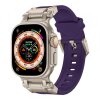 Curea Techsuit W064 pentru Apple Watch 49mm / 46mm / 45mm / 44mm / 42mm Series, Argintie Mov