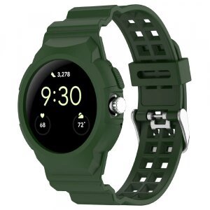 Curea Techsuit W065 pentru Google Pixel Watch 3 41mm / Watch 2 / Watch, Verde