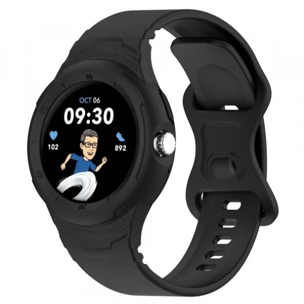 Curea Techsuit W066 pentru Google Pixel Watch 3 41mm / Watch 2 / Watch, Neagra