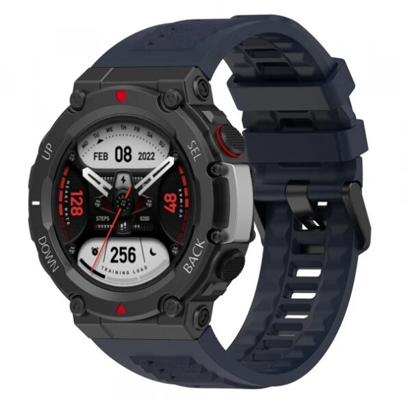 Curea Techsuit W067 pentru Amazfit T-Rex 2, Bleumarin