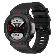 Curea Techsuit W067 pentru Amazfit T-Rex 2, Neagra