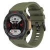 Curea Techsuit W067 pentru Amazfit T-Rex 2, Verde Inchis