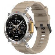 Curea Techsuit W067 pentru Amazfit T-Rex Ultra, Bej