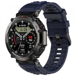 Curea Techsuit W067 pentru Amazfit T-Rex Ultra, Bleumarin