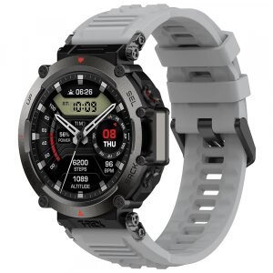 Curea Techsuit W067 pentru Amazfit T-Rex Ultra, Gri