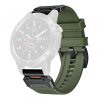 Curea Techsuit W068 pentru Garmin Watch Fenix / Forerunner / Approach Series, 22mm, Verde Neagra