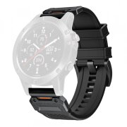Curea Techsuit W068 pentru Garmin Watch Fenix / Forerunner Series, 22mm, Neagra
