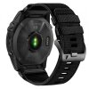 Curea Techsuit W070 pentru Garmin Instinct / Approach / Fenix Watch Series, 20mm, Neagra