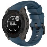 Curea Techsuit W076 pentru Garmin Instinct E 40mm, Bleumarin