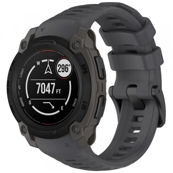 Curea Techsuit W076 pentru Garmin Instinct E 40mm, Gri