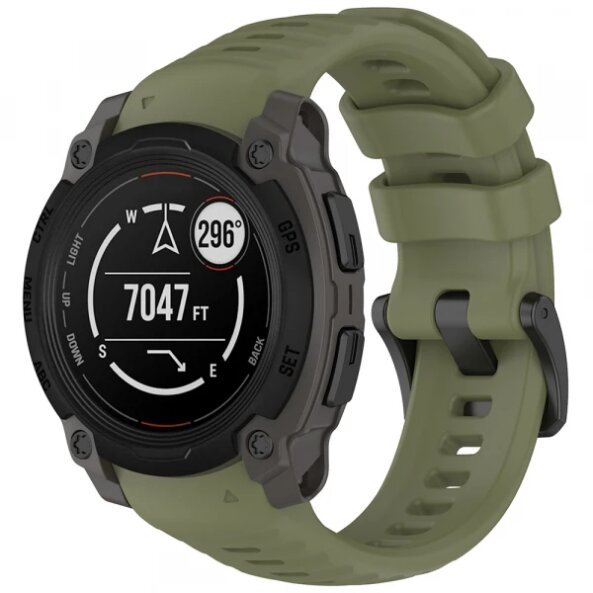 Curea Techsuit W076 pentru Garmin Instinct E 40mm, Verde