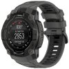 Curea Techsuit W077 pentru Garmin Instinct 3 45mm Solar / Instinct 3 45mm, Gri