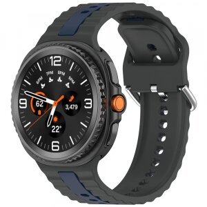 Curea Techsuit W078 pentru Samsung Galaxy Watch 8 Classic / Watch8 44mm / Watch 8 40mm, Gri