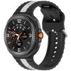 Curea Techsuit W078 pentru Samsung Galaxy Watch 8 Classic / Watch8 44mm / Watch 8 40mm, Neagra