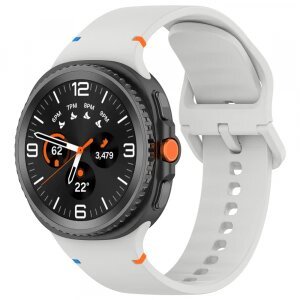 Curea Techsuit W079 pentru Samsung Galaxy Watch 8 Classic / Watch8 44mm / Watch 8 40mm, Gri