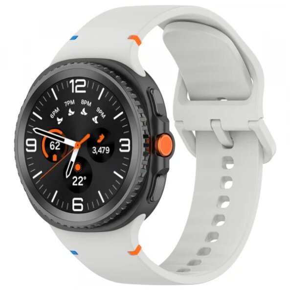Curea Techsuit W079 pentru Samsung Galaxy Watch 8 Classic / Watch8 44mm / Watch 8 40mm, Gri