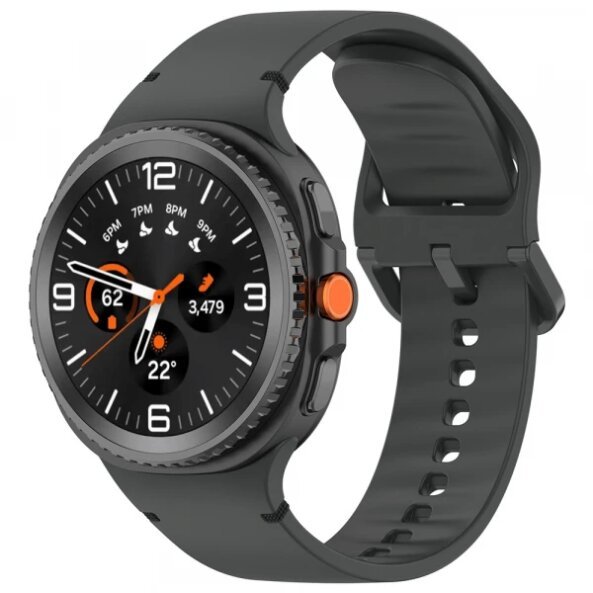 Curea Techsuit W079 pentru Samsung Galaxy Watch 8 Classic / Watch8 44mm / Watch 8 40mm, Neagra Grafit