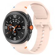 Curea Techsuit W079 pentru Samsung Galaxy Watch 8 Classic / Watch8 44mm / Watch 8 40mm, Roz