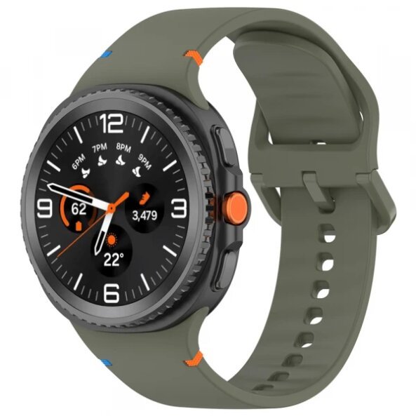 Curea Techsuit W079 pentru Samsung Galaxy Watch 8 Classic / Watch8 44mm / Watch 8 40mm, Verde
