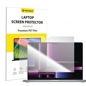 Folie Protectie Ecran Anti Blue Light Techsuit VisionProX pentru Apple MacBook Air M4 13inch (2025), Plastic