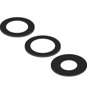 Geam Camera Spate Samsung Galaxy S25+ S936, Wide + UltraWide + Telephoto, Negru