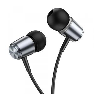 Handsfree 3.5mm HOCO M108, Gri 