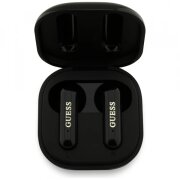 Handsfree Bluetooth Guess 4G Metal Logo, TWS, Negru