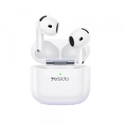Handsfree Bluetooth Yesido TWS32, TWS, ANC, Alb