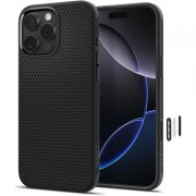 Husa MagSafe pentru Apple iPhone 16 Pro Max, Spigen, Liquid Air T, Neagra Mata