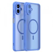 Husa MagSafe pentru Samsung Galaxy A07 4G A075, Techsuit, HaloFrost II, Albastra